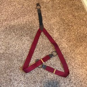 Maroon Suspenders